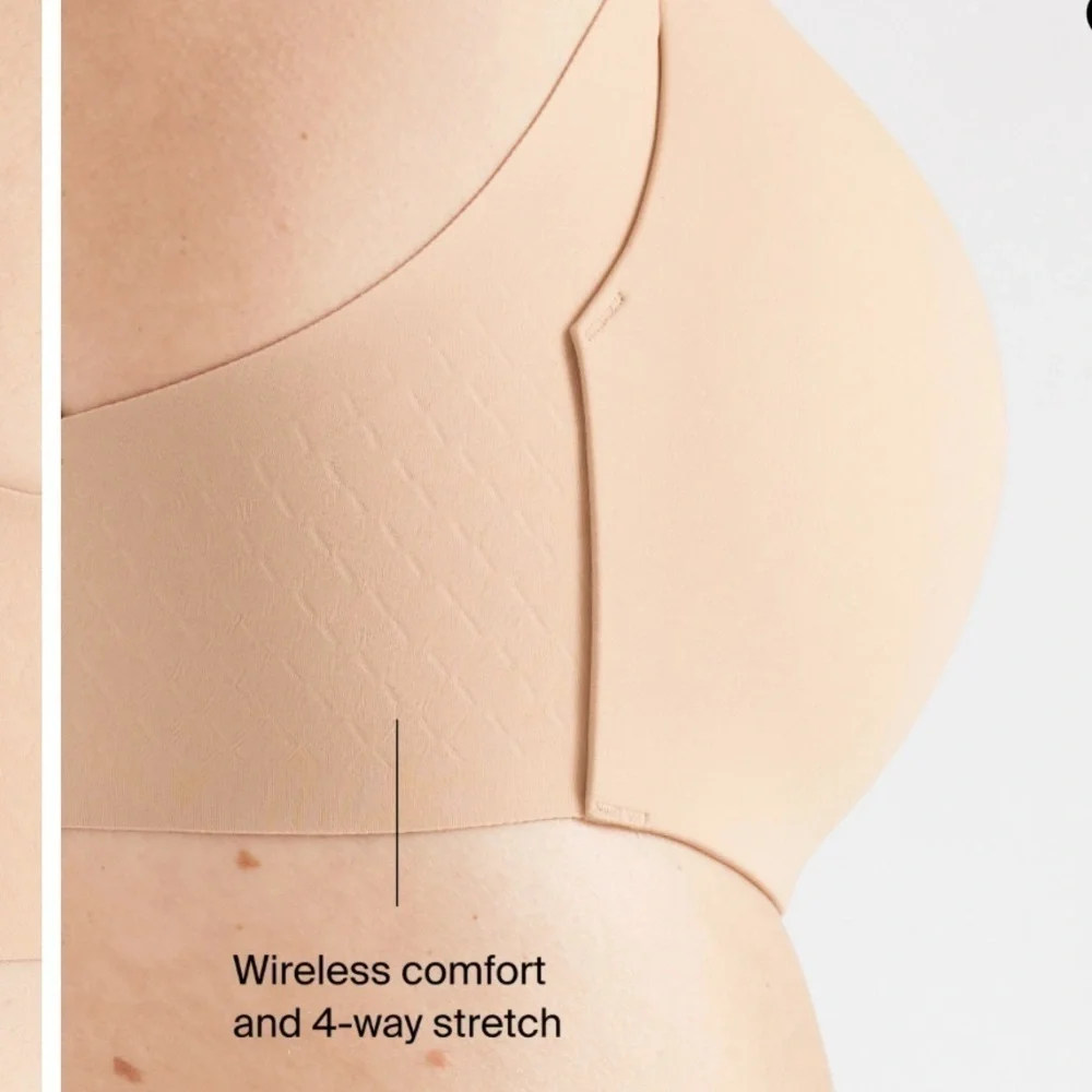 NWT Knix Wingwoman Contour Wireless Bra Warm Sand
